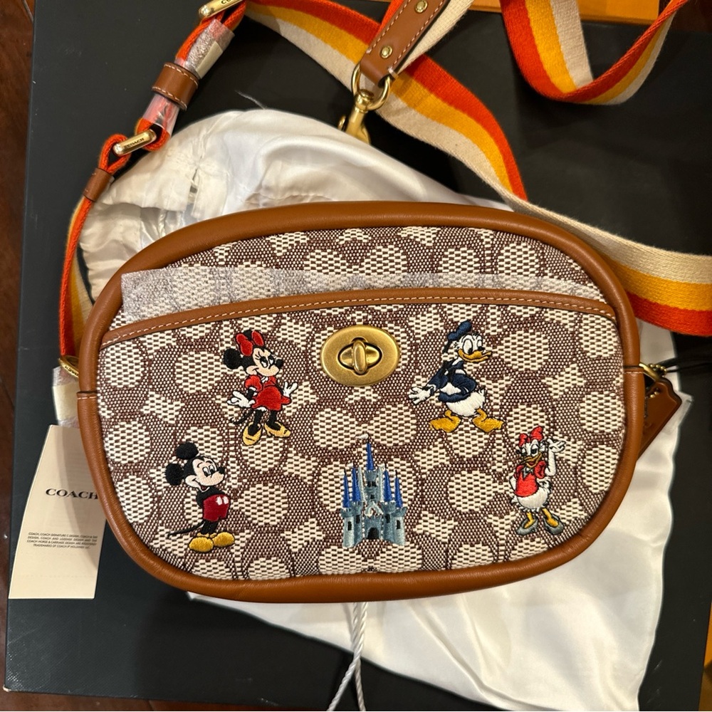 Disney x Coach Mickey Mouse and Friends Women's Camera Bag - B4/Cocoa Burnished